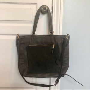Moda Luxe Large Dark Grey Purse